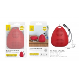 Parlante Bluetooth NF4085   3W  500mAh  Rojo One+