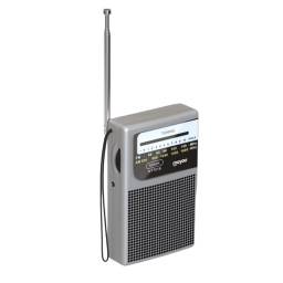 Radio AM FM NT7018   3V  Plateada One +